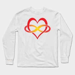 I love you for infinity Long Sleeve T-Shirt